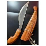 Barong Sword Filipino Bolo Knife Handmade Wood Sh