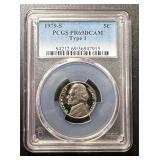 1979-S Jefferson Nickel PCGS PR69DCAM Type 1