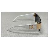 Luxury DC Sunglasses: White/Gold