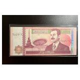 2002 Iraq 10,000 Dinar Note Saddam