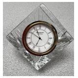 Waterford Crystal Quartz Cube Clock (4in)