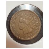 Rear 1907 Indian Head Penny