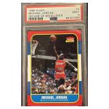 ONE OF KIND - MICHAEL JORDAN FLEER NBA PSA 9
