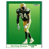 EARLY CARD 1991 FLEER HOF STERLING SHARP CARD