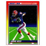 1990 SCORE HOF ANDRE REED CARD