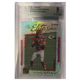 Patrick Mahomes 2017 Rookie BGS 9 W/Authenticated
