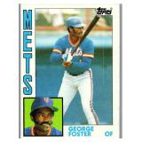 1984 TOPPS GEORGE FOSTER CARD