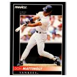 1992 PINNACLE DON MATTINGLY CARD