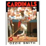 1986 TOPPS HOF OZZIE SMITH CARD