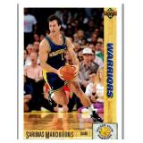 2ND YR CARD 1991 HOF SARUNAS MARCIULIONIS
