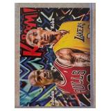 Michael Jordan Kobe Bryant Kaboom promo card