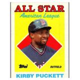 1988 TOPPS HOF KIRBY PUCKETT CARD