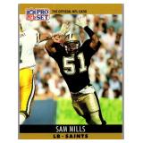 1990 PROSET SAM MILLS CARD