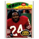 ROOKIE CARD 1977 TOPPS DELVIN WILLIAMS