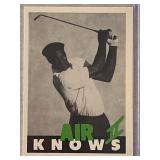 Michael Jordan Air Knows 2 golf promo card