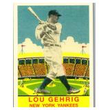 INSERT CARD TOPPS HOF LOU GEHRIG