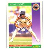 ROOKIE CARD 1992 SCORE KENNY LOFTON