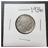 1936 Buffalo Nickel