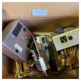 Set of 8 Amp 737 transformers w/ case