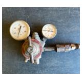 Vintage CRAFTSMAN WELDING REGULATOR & GAUGES