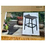 Living Accents Grill Gazebo Stool NEW IN box