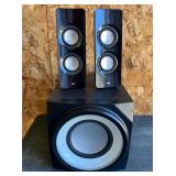 Cyber Acoustics Multimedia 120v Speakers W/Amp