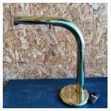 Gold colored desk lamp 19 1/2 in