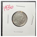 1936 Buffalo Nickel