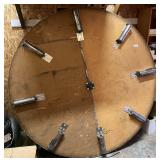 Industrial Wooden Circular Table top  74in x74