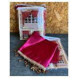 Odo Rose Burgundy Curtains