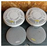 Lot (2) West Marine Pro series Speaker Set w/ extr