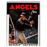 1986 TOPPS HOF REGGIE JACKSON CARD