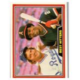 1981 DONRUSS PREMIER HOF BRETT/CAREW CARD