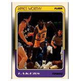 1988 FLEER HOF JAMES WORTHY CARD