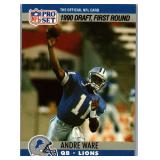 ROOKIE CARD 1990 PROSET ANDRE WARE
