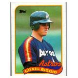ROOKIE CARD 1989 TOPPS HOF CRAIG BIGGIO