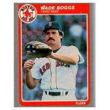 EARLY CARD 1985 FLEER HOF WADE BOGGS
