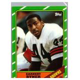 ROOKIE CARD 1986 TOPPS EARNEST BYNER