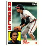 1984 TOPPS HOF ROD CAREW CARD