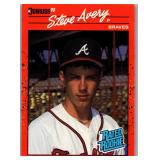 ROOKIE CARD 1990 DONRUSS STEVE AVERY