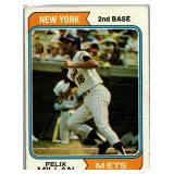 1974 TOPPS FELIX MILLAN CARD