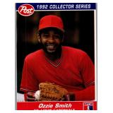 1992 POST HOF OZZIE SMITH CARD