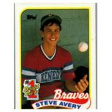 ROOKIE CARD 1989 TOPPS STEVE AVERY