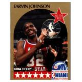1990 NBA HOOPS HOF MAGIC JOHNSON CARD