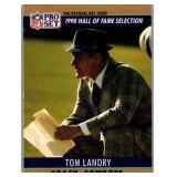 1990 PROSET HOF TOM LANDRY CARD