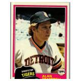 1981 TOPPS HOF ALAN TRAMMELL CARD