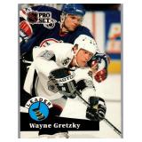 1991 PROSET HOF WAYNE GRETZKY CARD