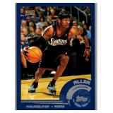 2002 TOPPS HOF ALLEN IVERSON CARD