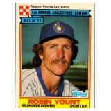 1984 TOPPS/PURINA HOF ROBIN YOUNT CARD
