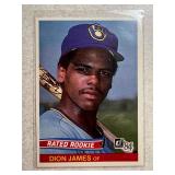 ROOKIE CARD 1984 DONRUSS DION JAM